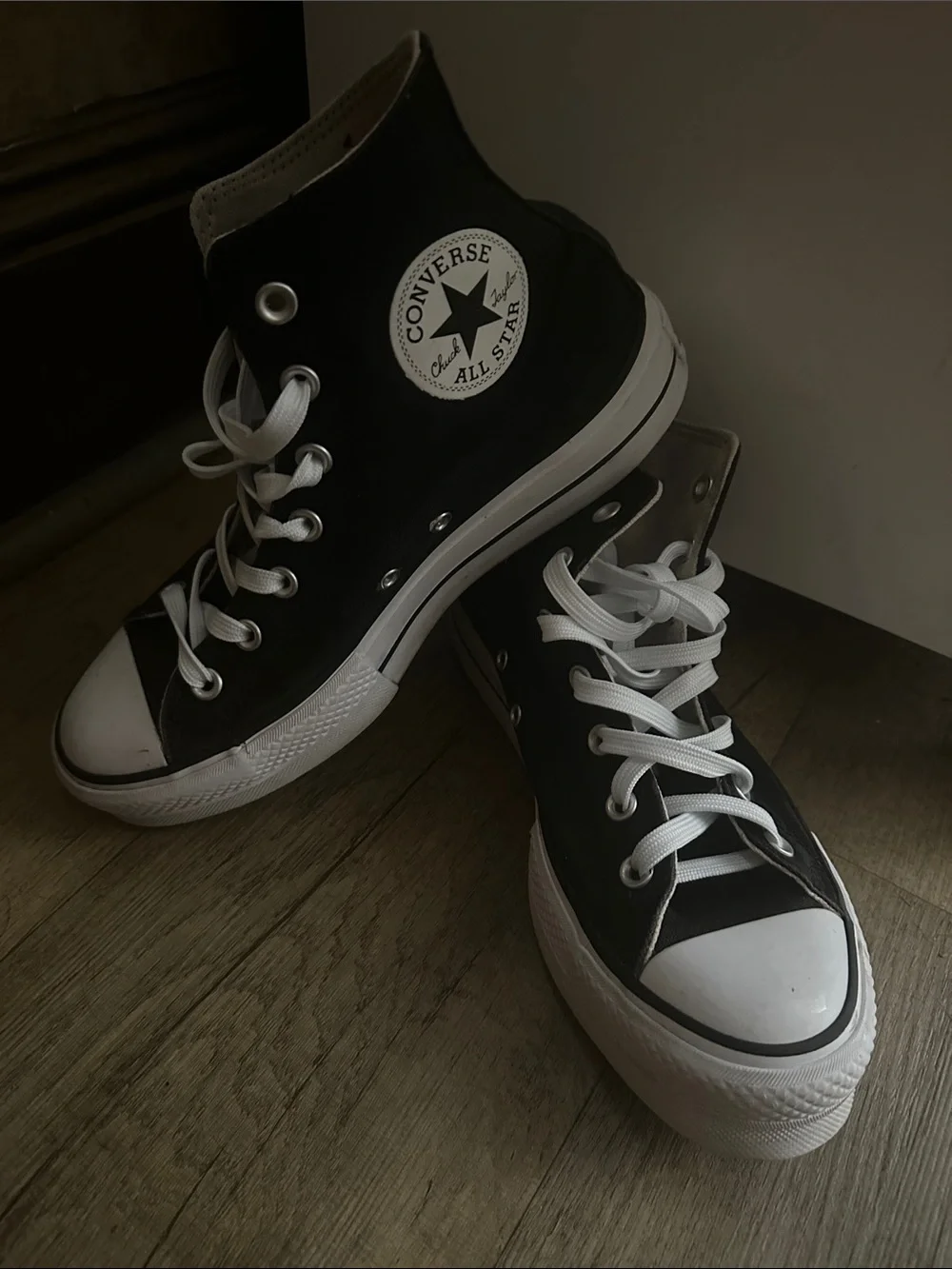 Converse Black High-Top Chukka Boots with White Accents Euphoria Zedaya Kicks
